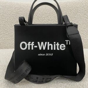 Authentic Off-White Sculpture leather Crossbody Bag